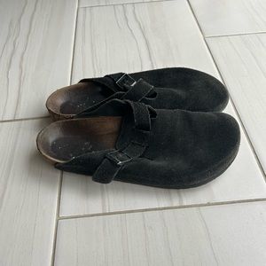 Birkenstock Boston - black suede